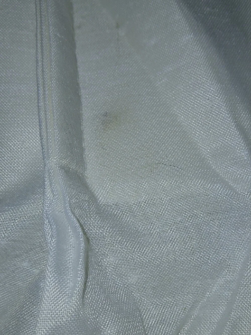 Source Unknown White Sheer Curtain Panel